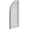 Ekena Millwork Quarter Round Top Left Surface Mount PVC Gable Vent w/ 2"W x 2"P Brickmould Sill Frame, 14"W x 30"H GVPQL14X3003SF - alternate 4